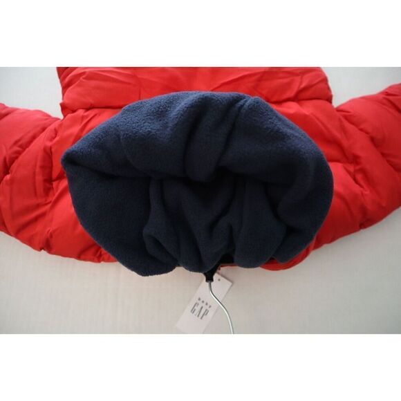 Baby Gap Toddler Sz 2T Modern Red ColdControl Fleece Lined Puffer Jacket - Picture 7 of 8
